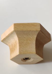 Wooden Knob 1.5 Inch (10)